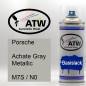 Preview: Porsche, Achate Gray Metallic, M7S / N0: 400ml Sprühdose, von ATW Autoteile West.